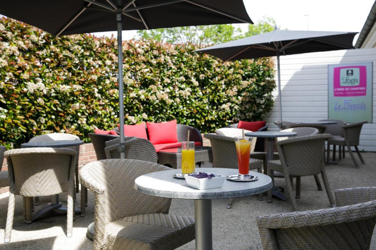 Logis Hotel L'Oree De Chartres - Barjouville ภายนอก รูปภาพ