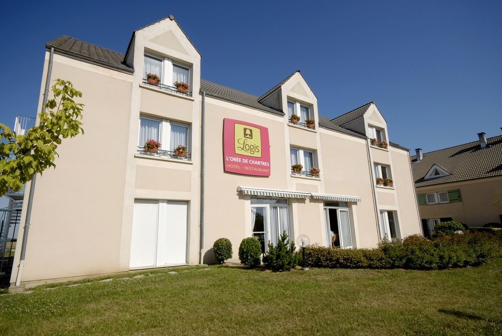 Logis Hotel L'Oree De Chartres - Barjouville ภายนอก รูปภาพ